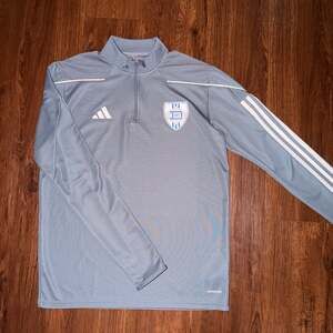 Adidas Men's FC Dallas Tiro Competition Quarter-Zip Training Top Silver Medium